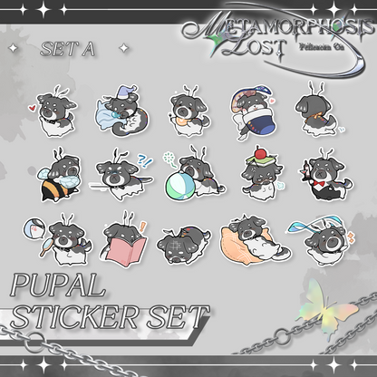 Pupal Sticker Set